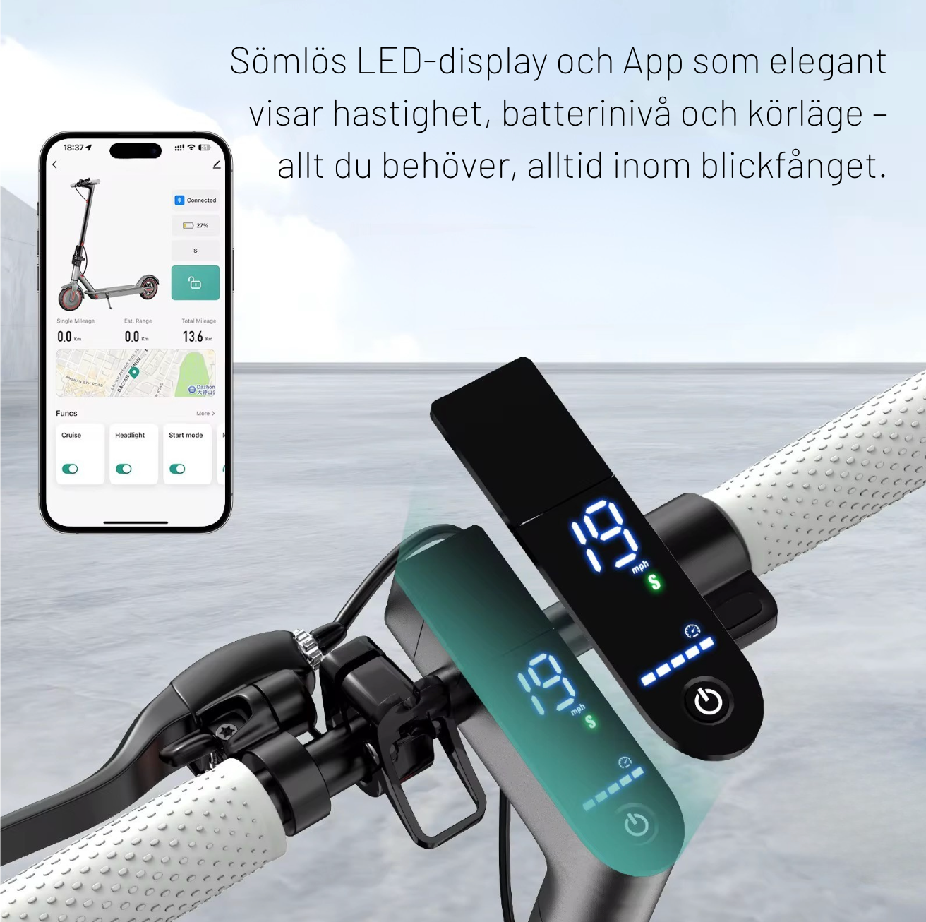 Venti Swift Scooter — Hopfällbar Elscooter 350W